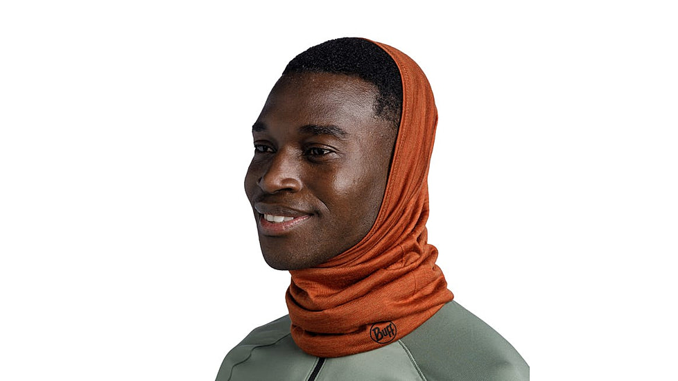 Buff Merino Lightweight Neckwear, Solid Cinnamon, 113010.330.10.00