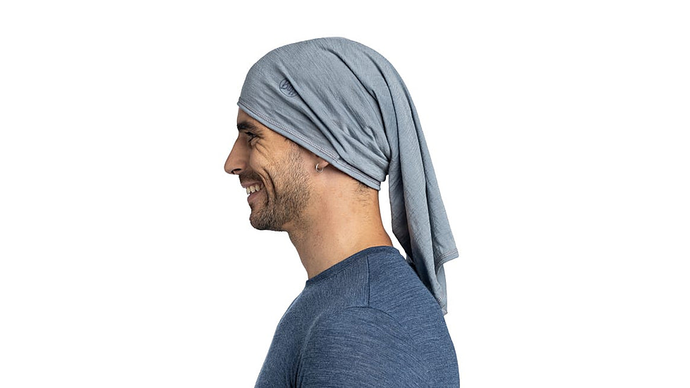 Buff Merino Lightweight Neckwear, Solid Flint, 113010.618.10.00