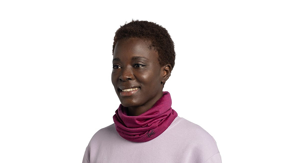 Buff Merino Lightweight Neckwear, Solid Magenta, 113010.535.10.00