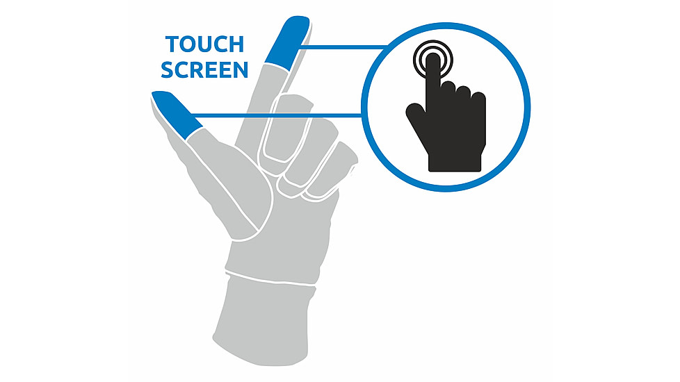 C.A.M.P. G Comp Warm Gloves - Womens, Black/Light Blue/Fuchsia, Extra Small, 3397XS