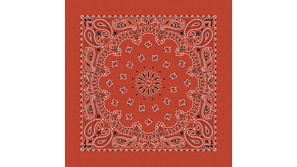 Carolina Manufacturing Bandana Paisley Terracotta B22PAI-000014