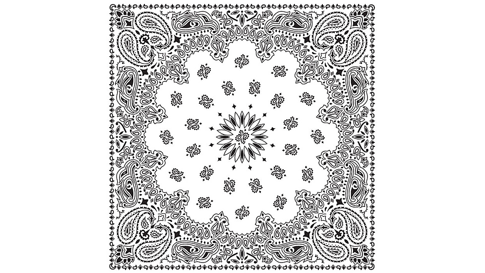 Carolina Manufacturing Bandana Paisley Terracotta B22PAI-000014