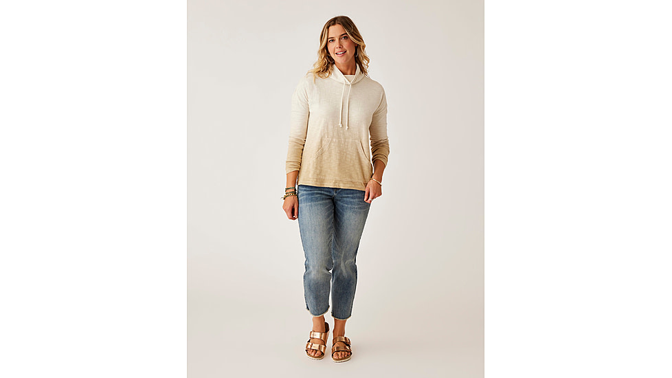 Carve Designs Bodie Funnel Neck - Womens, Lt. Khaki Ombre, Large, TKRB76-244-LG