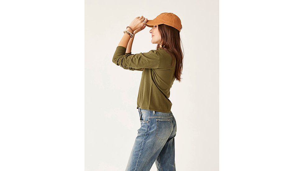 Carve Designs Bray Mockneck Top - Womens, Fir, Large, TKMN40-392-LG