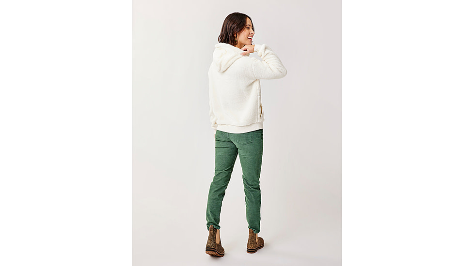 Carve Designs Brie Sherpa Hoodie - Womens, Birch, Extra Small, FLHS80-280-XS