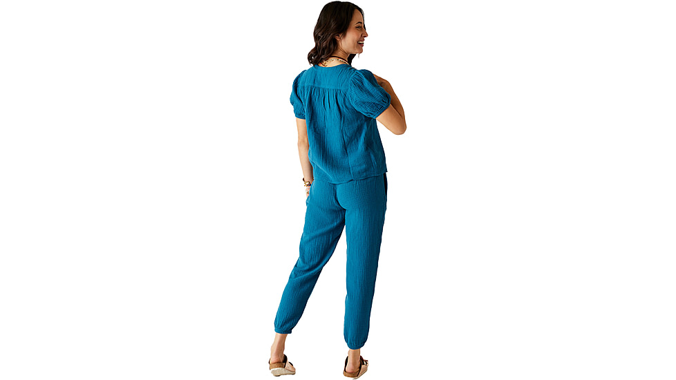 Carve Designs Milo Gauze Top - Womens, Azul, Medium, TWSG10-521-MD