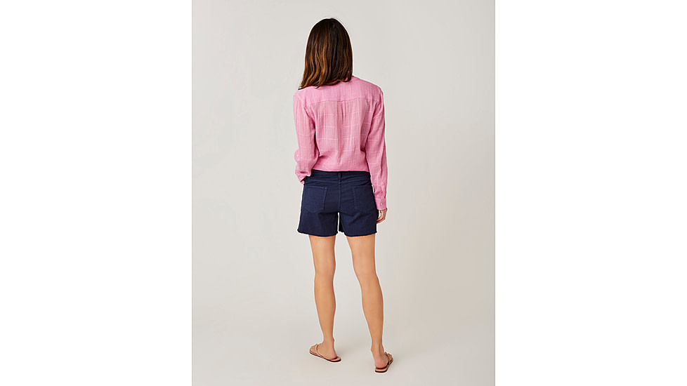 Carve Designs Oahu 4in Twill Short - Womens, Navy, 8, SHOH71-552-08