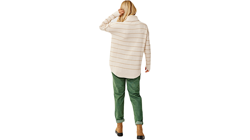 Carve Designs Rockvale Sweater - Womens, Birch Mini Stripe, Small, SWRV44-285-SM