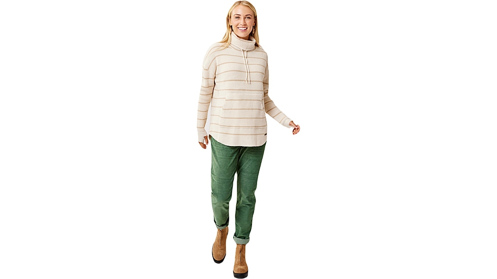 Carve Designs Rockvale Sweater - Womens, Birch Mini Stripe, Small, SWRV44-285-SM