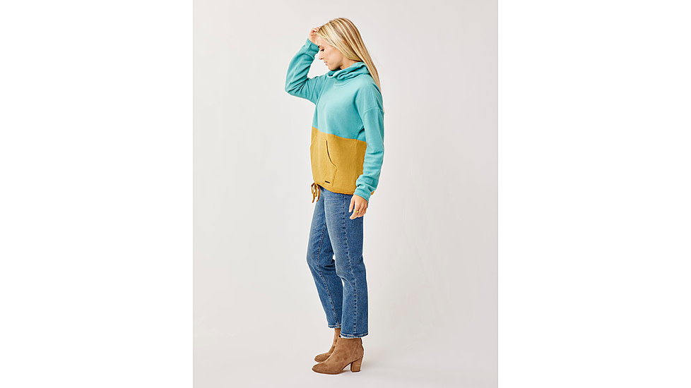 Carve Designs Rowayton Colorblock Cowl - Womens, Wave w. Wood, Extra Small, FLRC20-482-XS