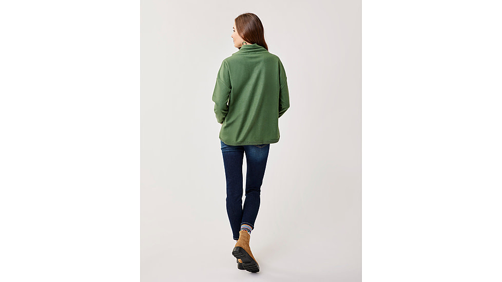 Carve Designs Rowayton Cowl Neck - Womens, Cilantro, Small, LTSW34-375-SM