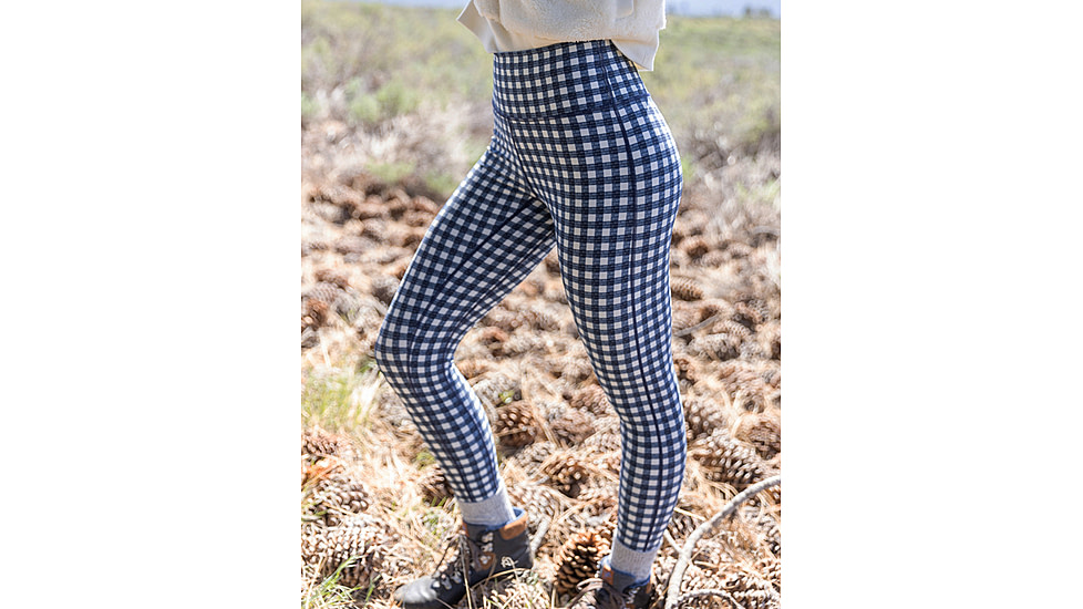 Carve Designs Saluda Compression Tight - Womens, Gingham, Extra Small, PTCC90-423-XS