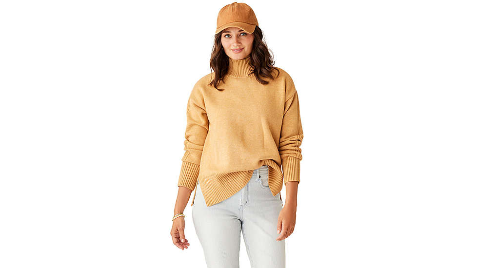 Carve Designs Woodward Sweater - Womens, Camel Heather, Medium, SWTN10-728-MD