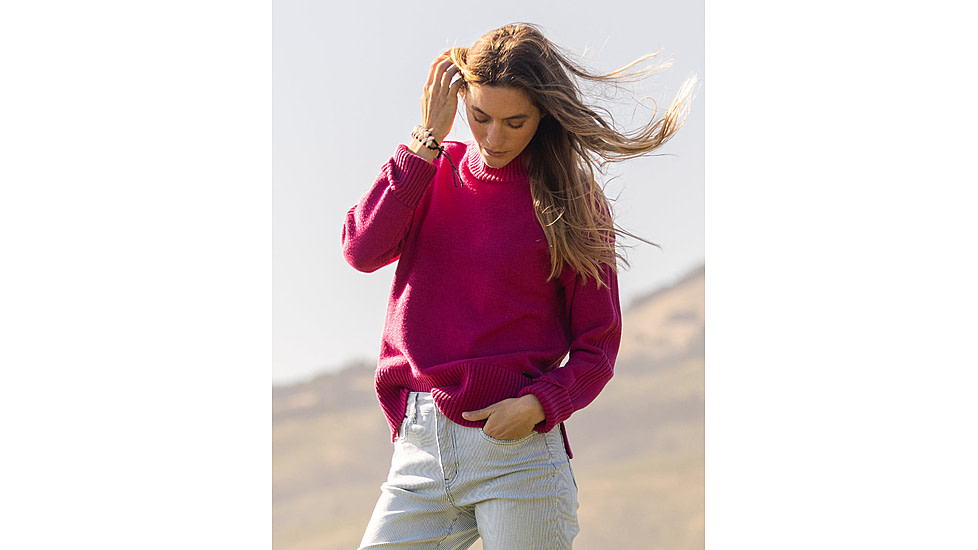 Carve Designs Woodward Sweater - Womens, Raspberry, Large, SWTN10-798-LG