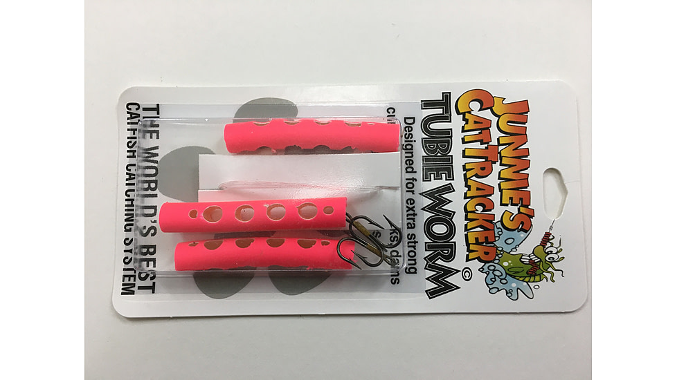 Cat Tracker Tubie Worm, Hot Pink, 3 Pack, CTTU3HP