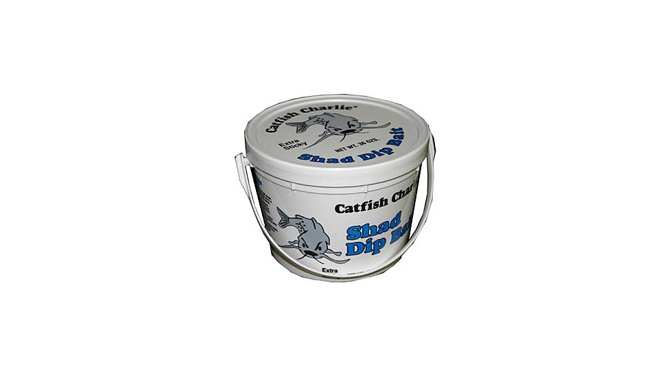 Catfish Charlie Bait Dip Prepared Baits Shad, 36 oz, SD-6-36