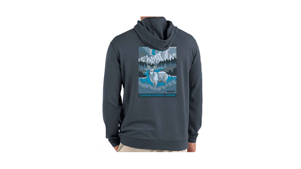 Christensen Arms Buck Valley Full Zip Hoodie - Mens, Dark Denim, S, 730-CA084-20-00-402-02