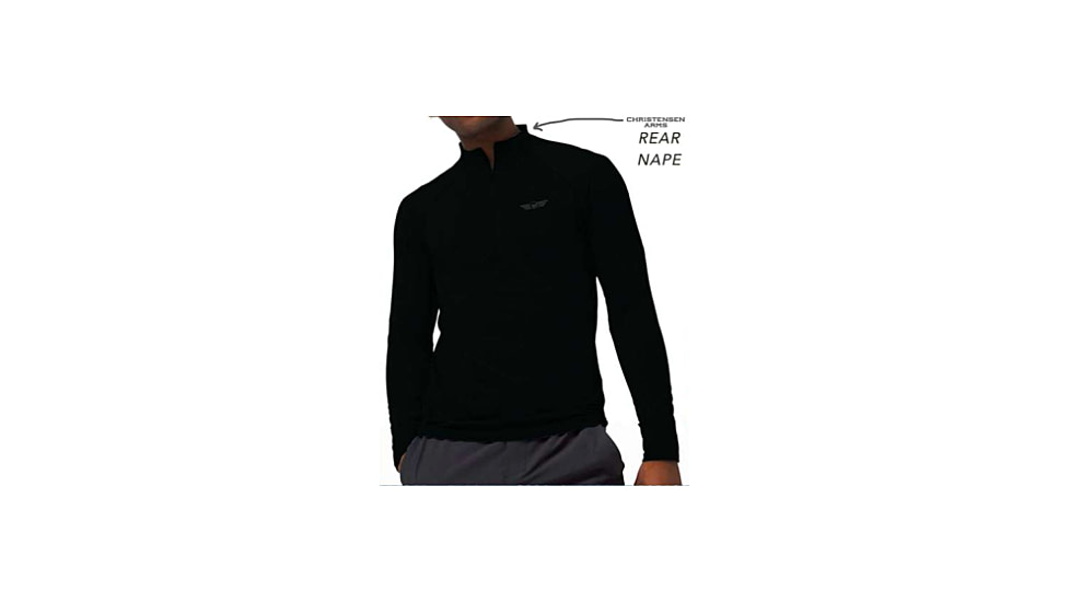 Christensen Arms Christensen Premium 1/4 Zip Pullover - Mens, Black, 4X, 730-CA127-70-01-000-08