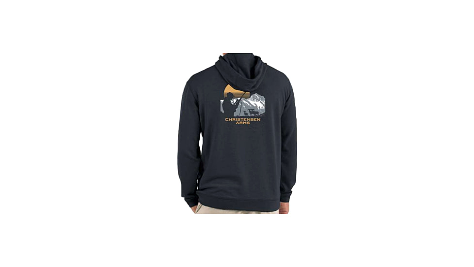 Christensen Arms Hunter Silhouette Full Zip Hoodie - Mens, Carbon, 4X, 730-CA083-20-00-103-08