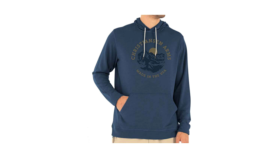 Christensen Arms Mountain Sunrise Hoodie - Mens, Classic Navy, 3X, 730-CA088-30-00-400-07