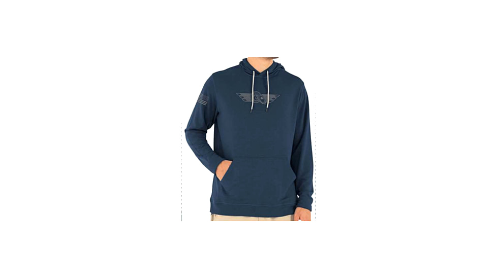 Christensen Arms Ram Skull Hoodie - Mens, Deep Navy, M, 730-CA091-30-00-404-03