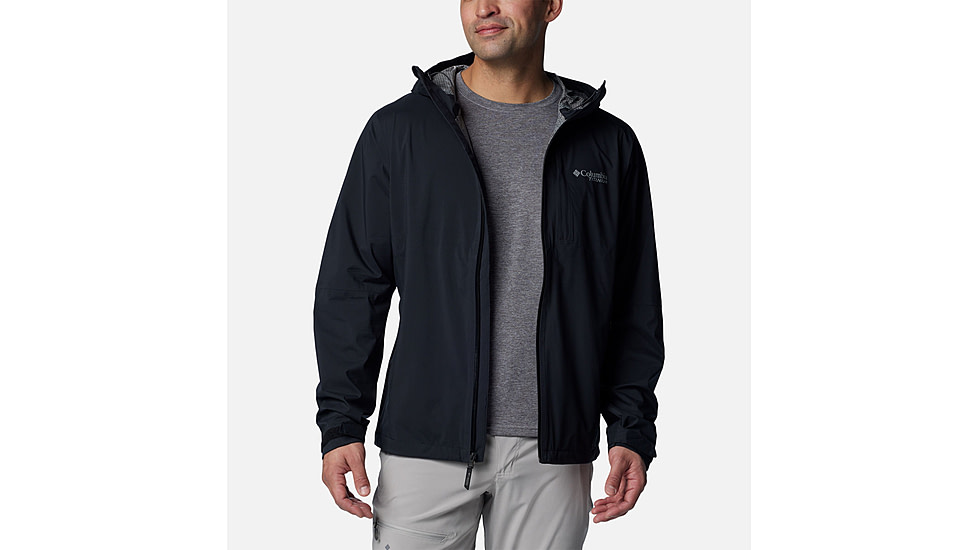 Columbia Ampli-Dry II Shell Jacket - Mens, Black, Extra Large, 2071061010-XL
