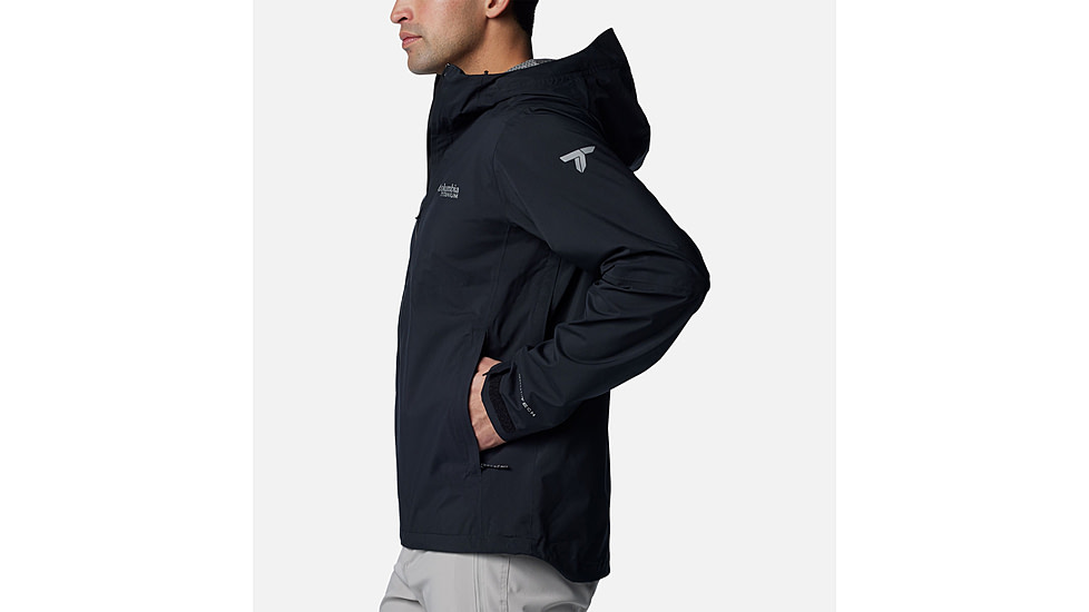 Columbia Ampli-Dry II Shell Jacket - Mens, Black, Extra Large, 2071061010-XL