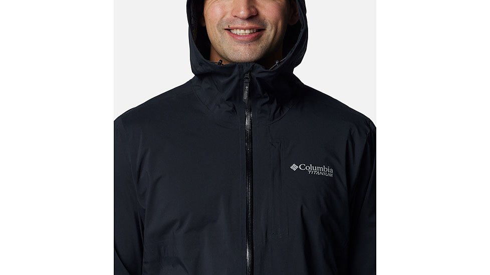 Columbia Ampli-Dry II Shell Jacket - Mens, Black, Extra Large, 2071061010-XL