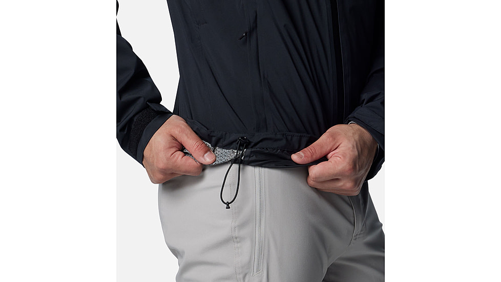 Columbia Ampli-Dry II Shell Jacket - Mens, Black, Extra Large, 2071061010-XL