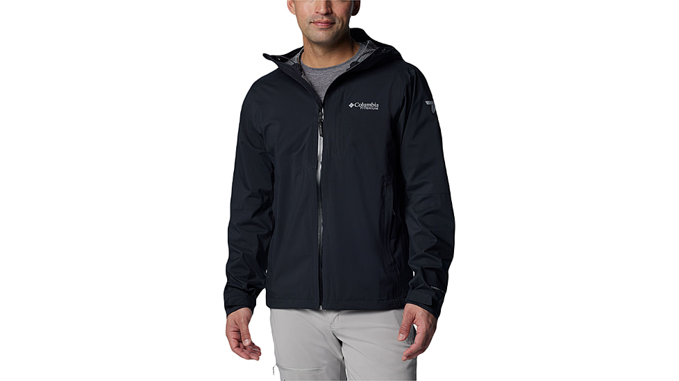 Columbia Ampli-Dry II Shell Jacket - Mens, Black, Extra Large, 2071061010-XL
