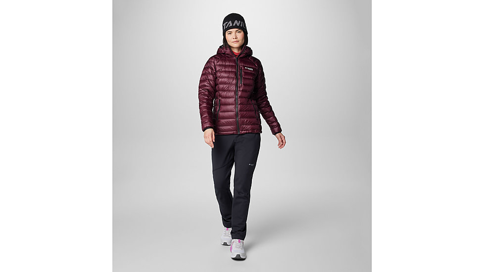 Columbia Arctic Crest Down Hooded Jacket - Womens, Moonvista, Extra Small, 2086071607-XS