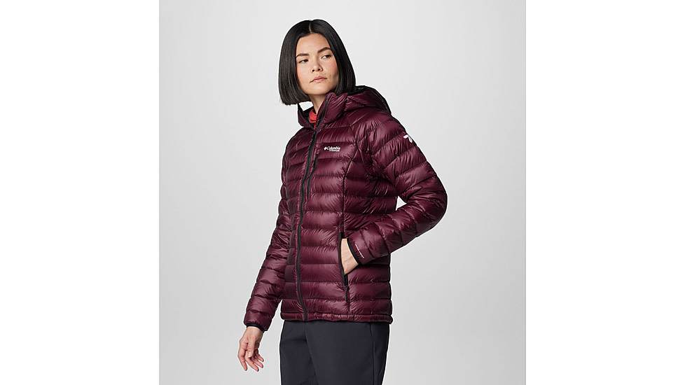 Columbia Arctic Crest Down Hooded Jacket - Womens, Moonvista, Extra Small, 2086071607-XS