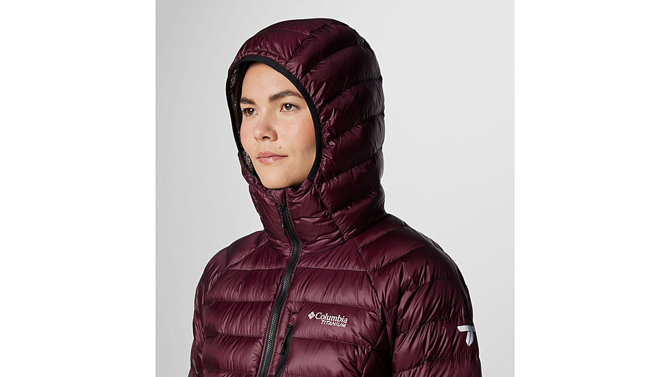 Columbia Arctic Crest Down Hooded Jacket - Womens, Moonvista, Extra Small, 2086071607-XS