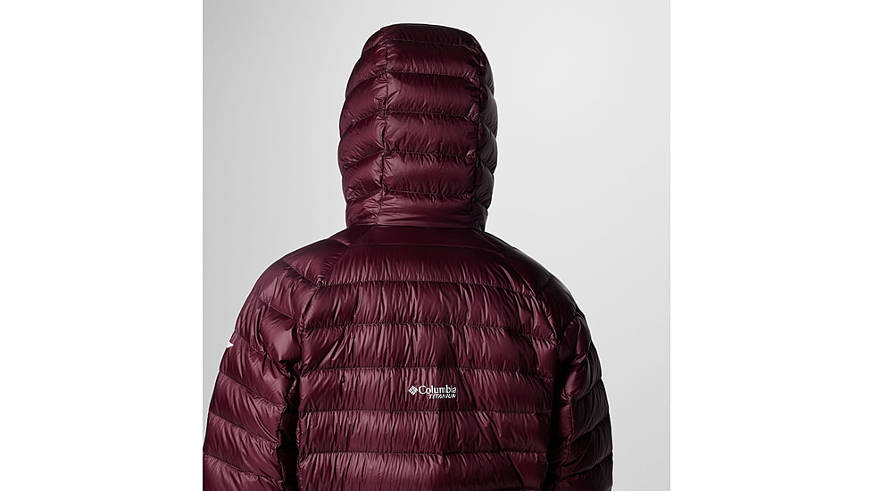 Columbia Arctic Crest Down Hooded Jacket - Womens, Moonvista, Extra Small, 2086071607-XS