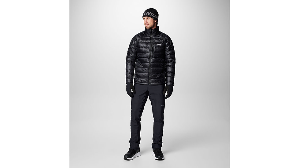 Columbia Arctic Crest Down Jacket - Mens, Black, Medium, 2088781010-M