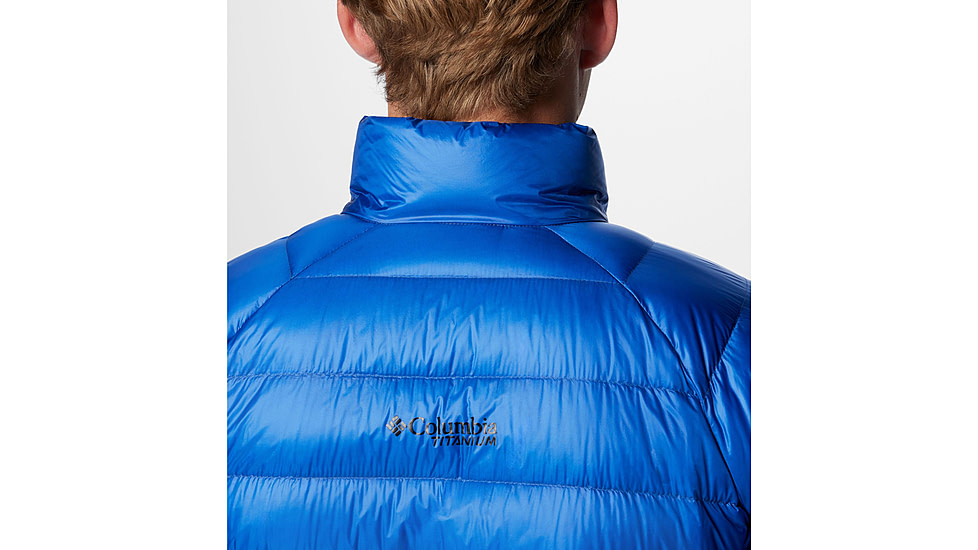 Columbia Arctic Crest Down Jacket - Mens, Mountain Blue, Medium, 2088781433-M