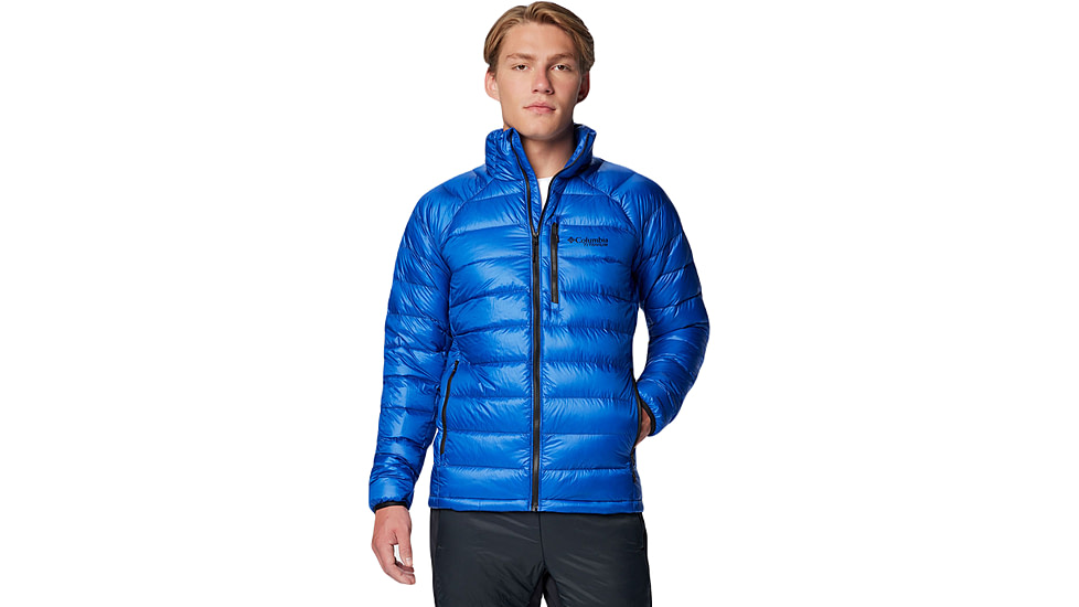 Columbia Arctic Crest Down Jacket - Mens, Mountain Blue, Medium, 2088781433-M