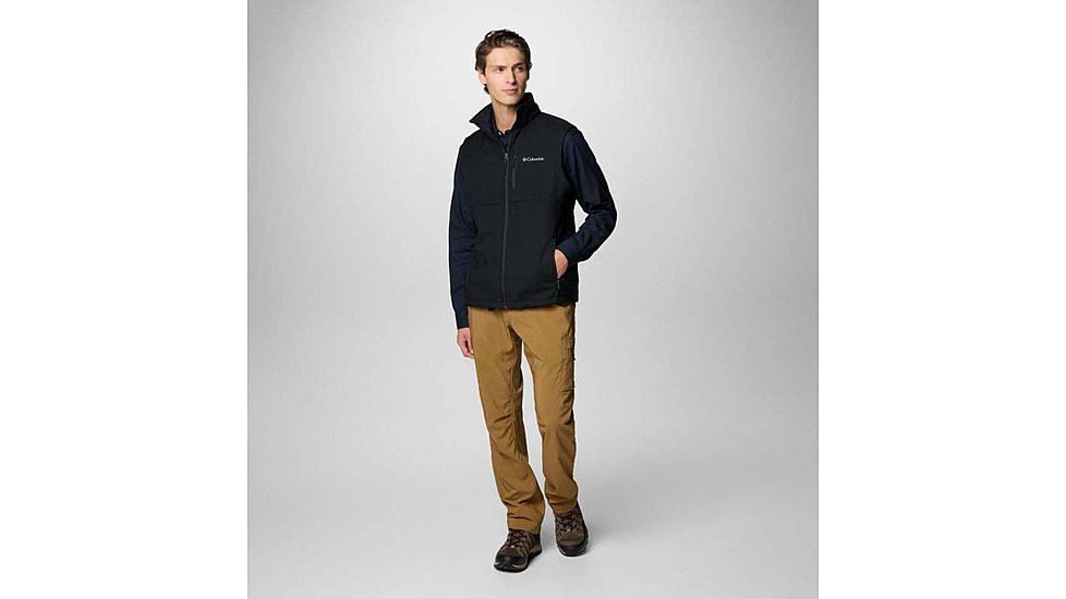 Columbia Ascender II Softshell Vest - Mens, Black, Medium, 2090471-010-M