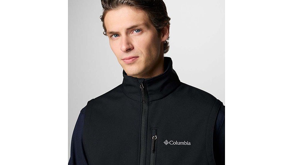 Columbia Ascender II Softshell Vest - Mens, Black, Medium, 2090471-010-M