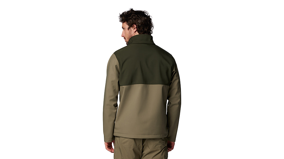 Columbia Ascender Softshell Jacket - Mens, Stone Green/Grey, L, 1556531-398-L