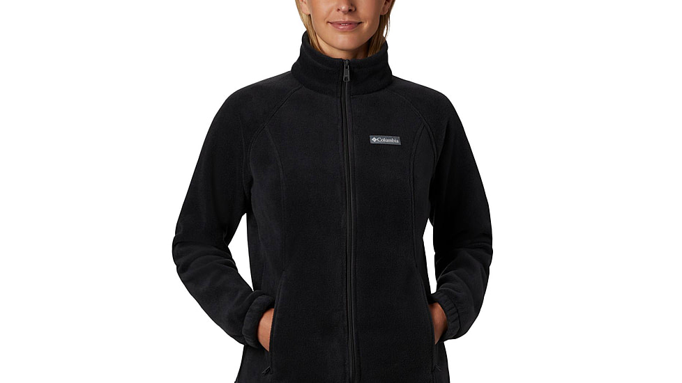 Columbia Benton Springs Full Zip, Black, XL - Womens, 1372111010-XL