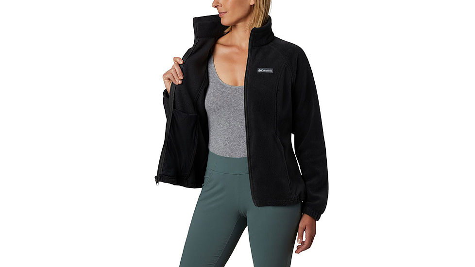 Columbia Benton Springs Full Zip Fleece Jacket - Women's, Black, Extra Large, 1372111-010-XL