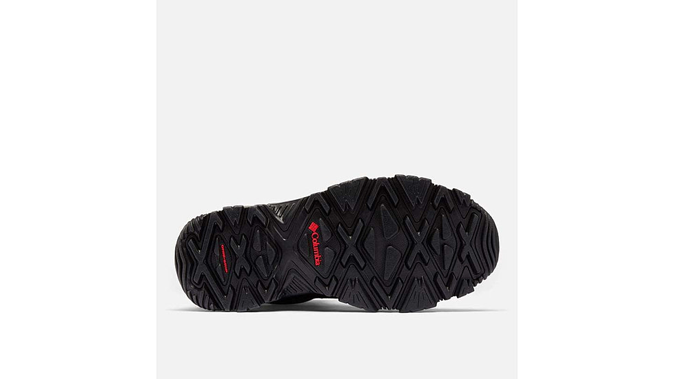 Columbia Bugaboot III Boots - Mens, Black/Bright Red, 9 US, 1791221-012-9