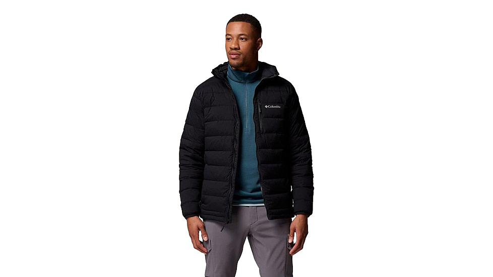 Columbia Drift Peak Stretch Down Hooded Jacket - Mens