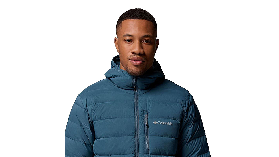 Columbia Drift Peak Stretch Down Hooded Jacket - Mens