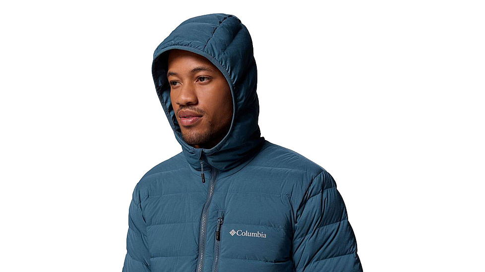 Columbia Drift Peak Stretch Down Hooded Jacket - Mens