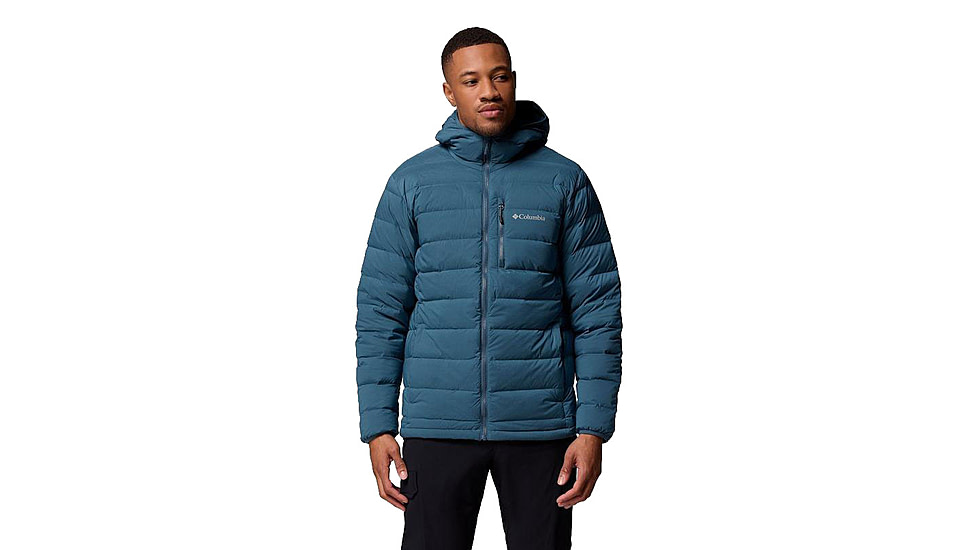Columbia Drift Peak Stretch Down Hooded Jacket - Mens