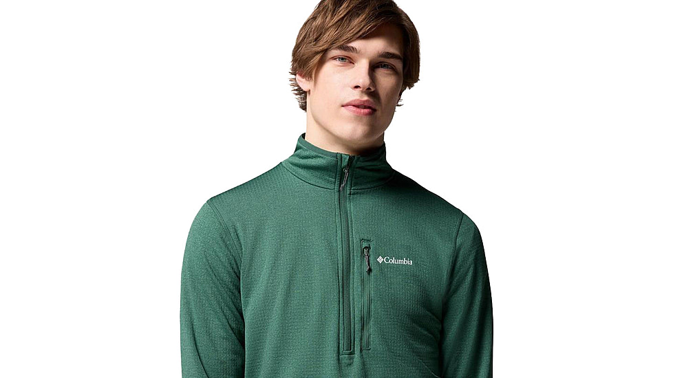 Columbia Essential Hike Grid Fleece Half Zip Jacket - Mens