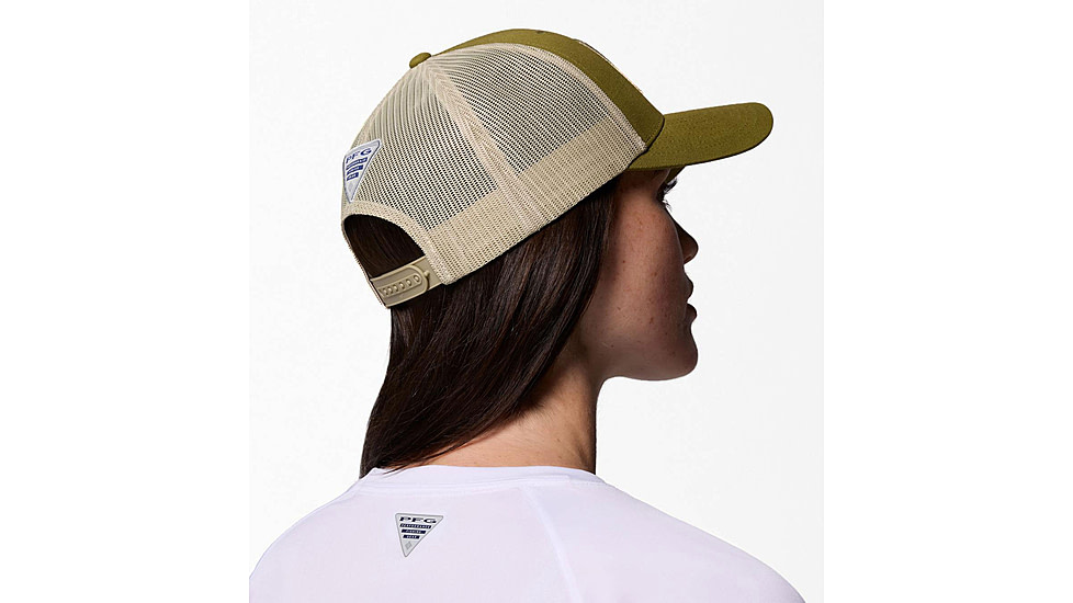 Columbia PFG Fish Flag Mesh Snap Back