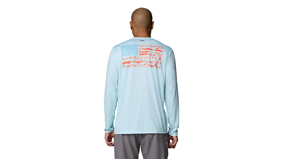 Columbia Terminal Tackle PFG Fish Flag Long Sleeve - Mens
